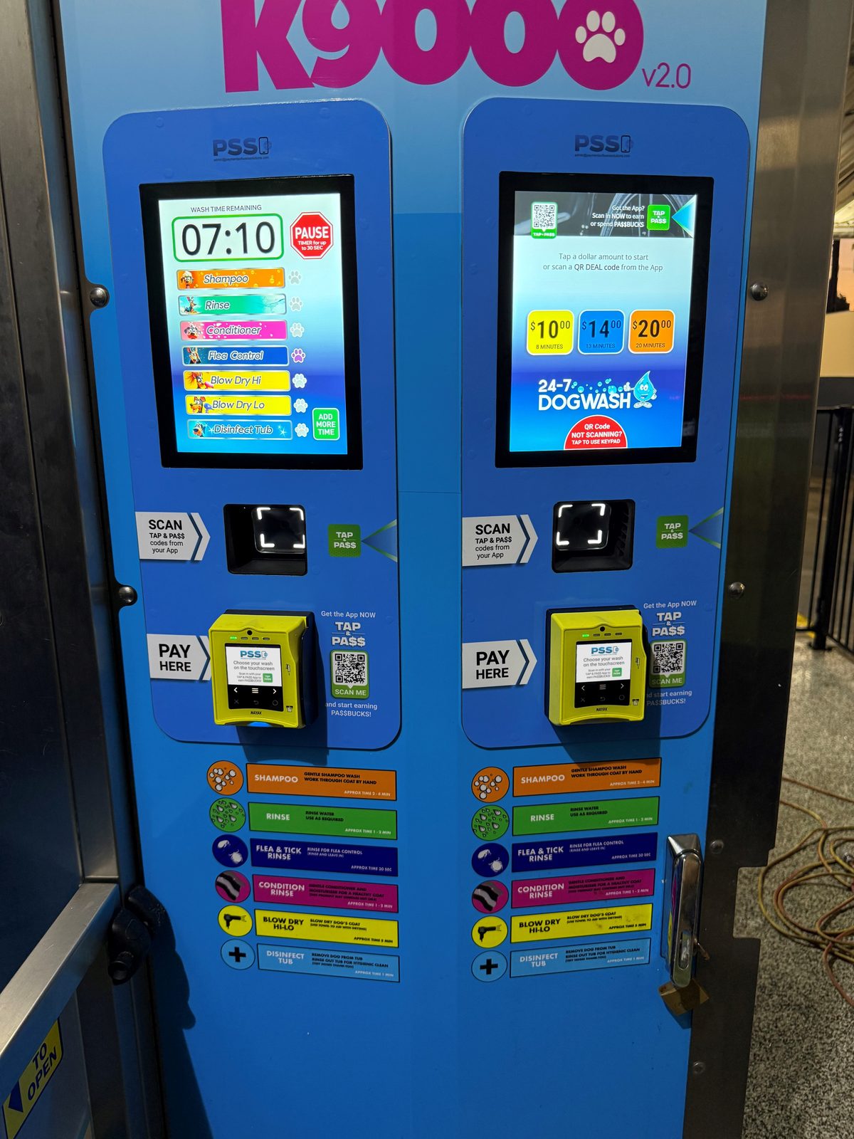 Twin K9000 control doors upgraded to PSS activation