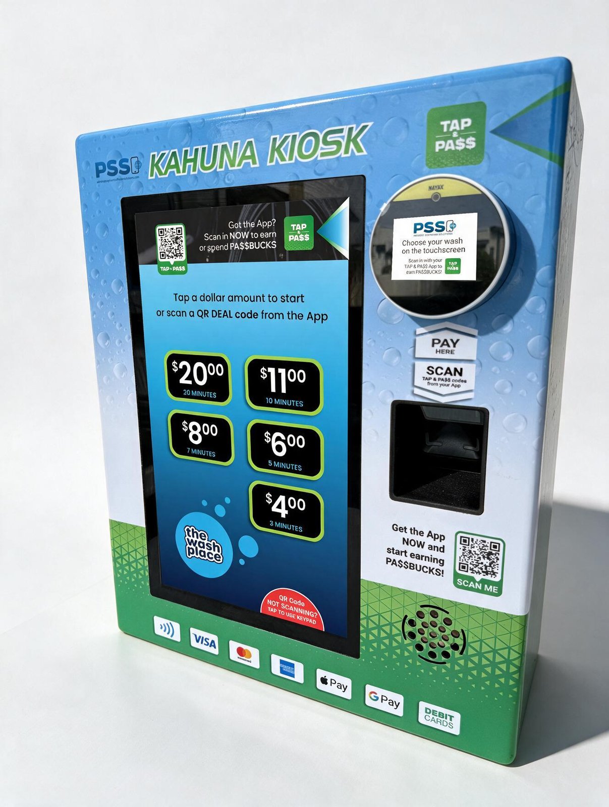 The PSS universal Activation Kiosk unit