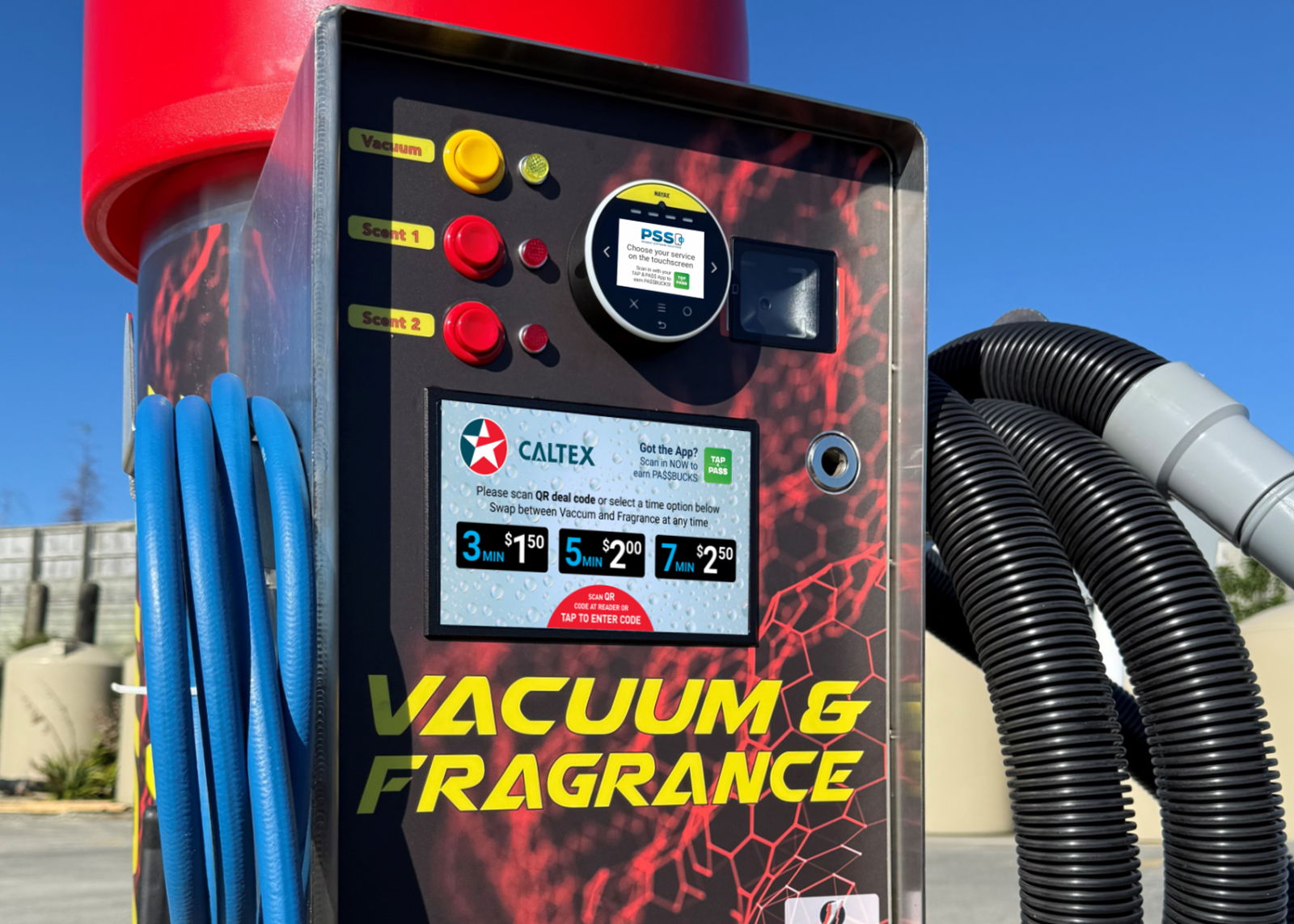 A Vacuum & Fragrance unit with PSS activation